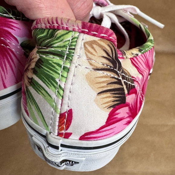 Vans Unisex Hawaiian Tropical Print Sneakers. Size M7/W8.5 - Picture 8 of 10